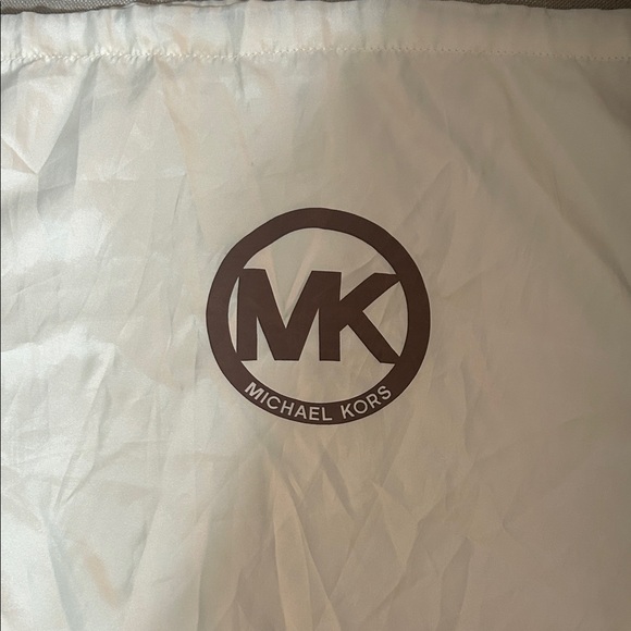 Michael Kors Handbags - Michael Kors cream dust bag with brown MK logo
